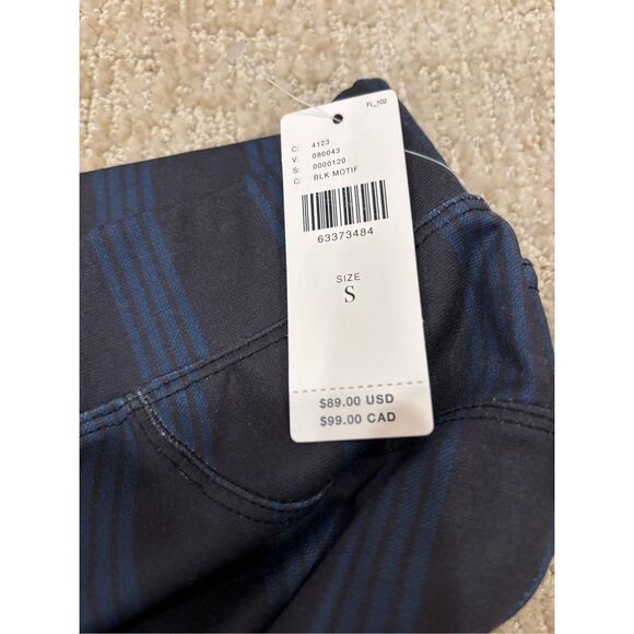 Sanctuary Navy and Black Striped Leggings - Picture 2 of 5